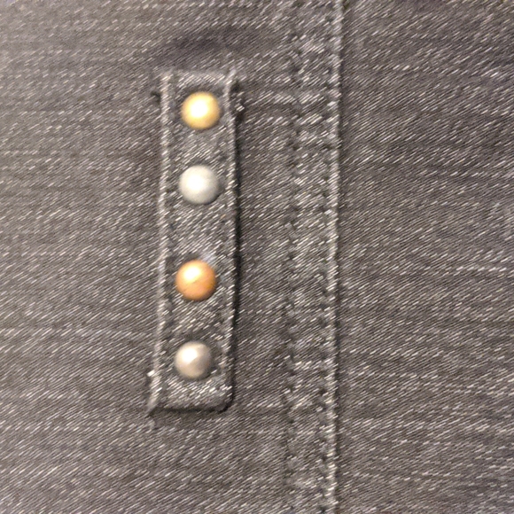 Code Bleu women's large denim dark jacket - Picture 5 of 7